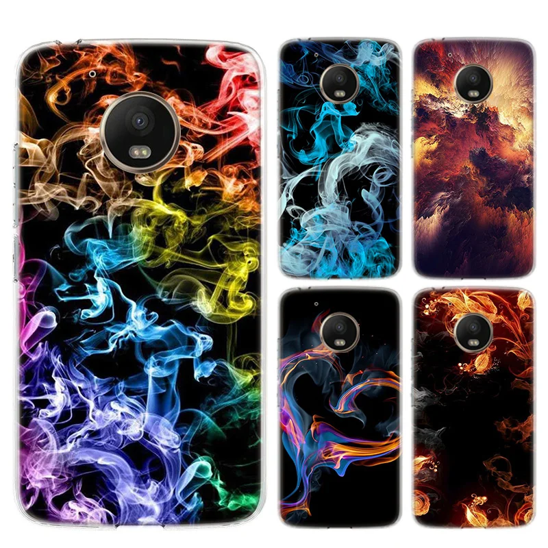 

Gorgeous art fire Phone Case For Motorola MOTO G8 G7 Power Lite G5 G5S G6 E4 E5 E6 Plus G4 Play Cover