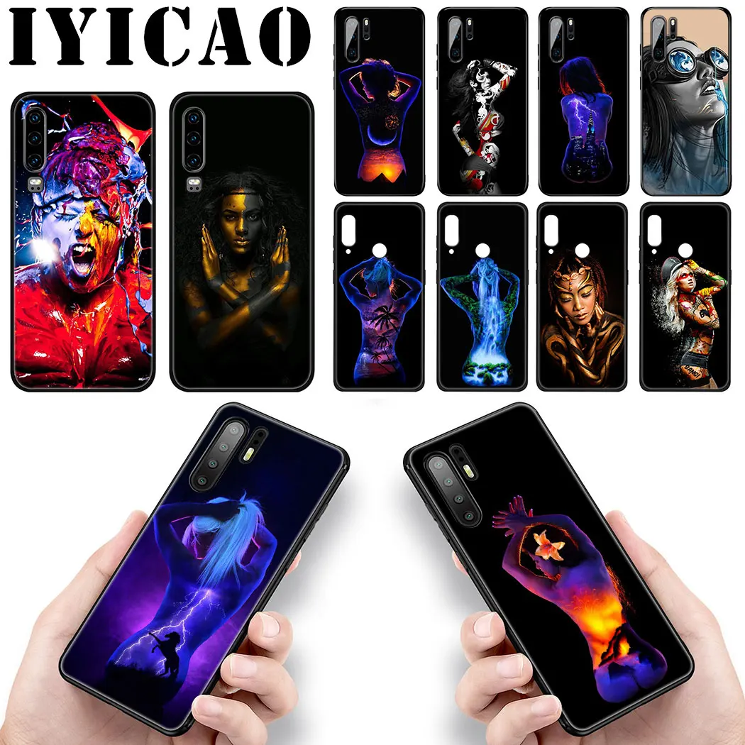 IYICAO Модный мягкий силиконовый чехол для huawei P Smart Z P30 P20 P10 P9 Lite Pro телефона |