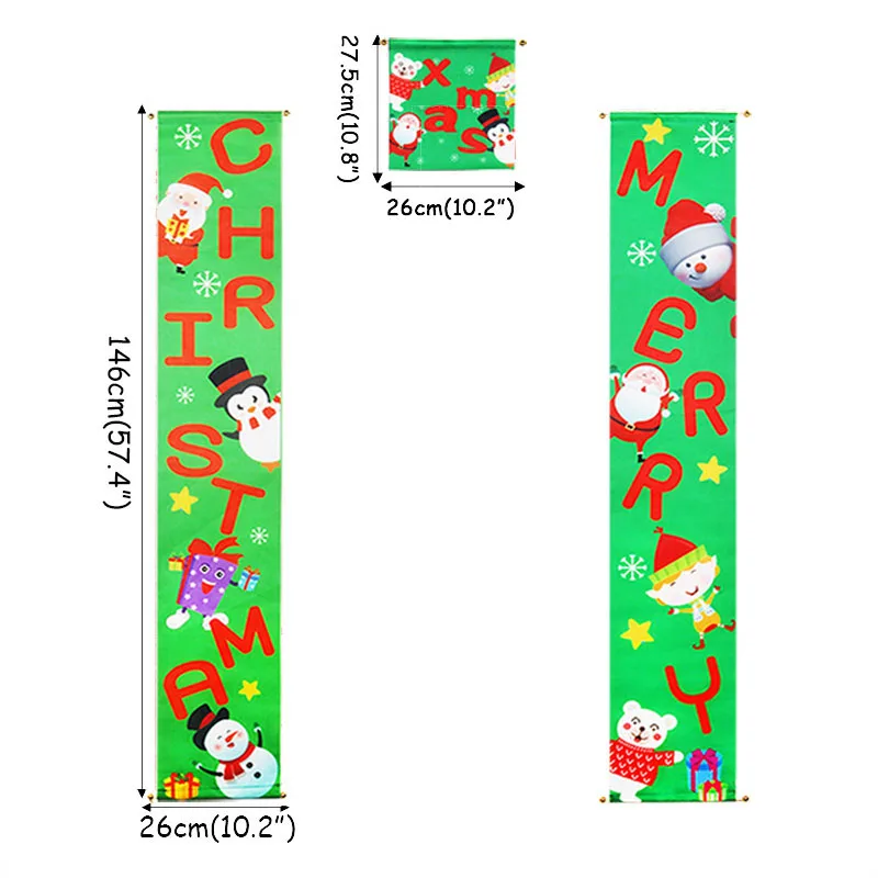 Style 8 Garland Merry Christmas Decor for Home Cristmas Decor Navidad Christma Ornaments Christmas Xmas Outdoor Happy New Year - Цвет: Style 8
