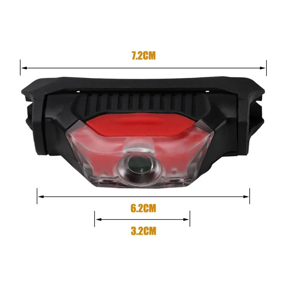 Портативный налобный мини фонарь SANYI 4 режима 1 * XPE + 2 Светодиодный высокой