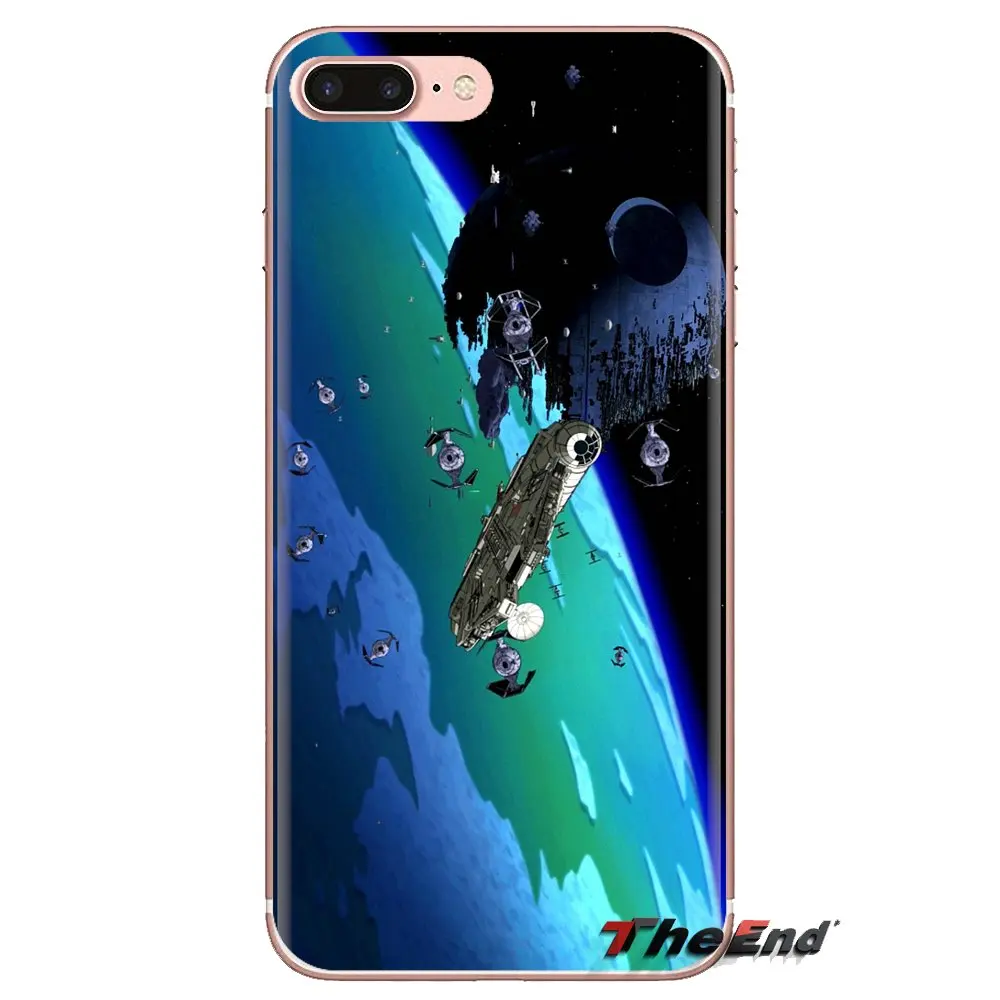 For Huawei Mate Honor 4C 5C 5X 6X 7 7A 7C 8 9 10 8C 8X 20 Lite Pro Vintage Star Wars Spaceship Transparent Soft Shell Covers |