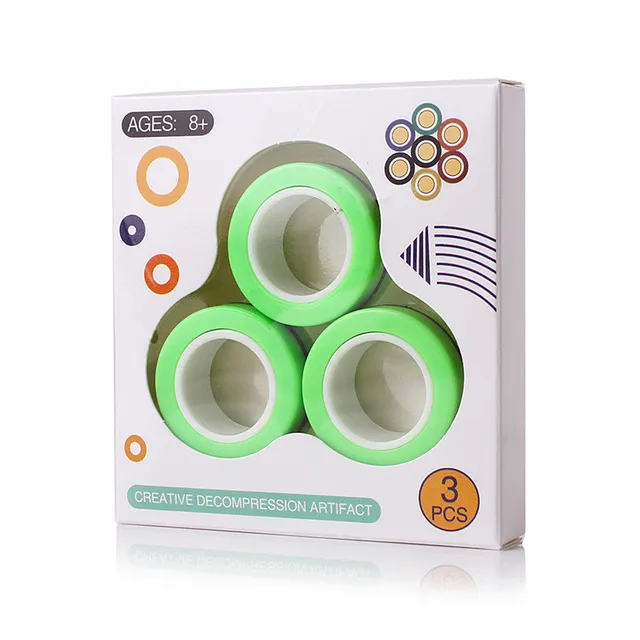 Fidget Toys магнитные кольца