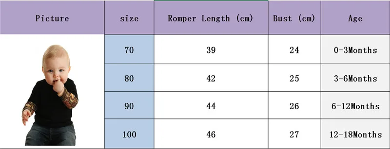 

Summer Toddler Kids Baby Tattoo Sleeve Flower Printed Romper Cotton Jumpsuit 2 Colors