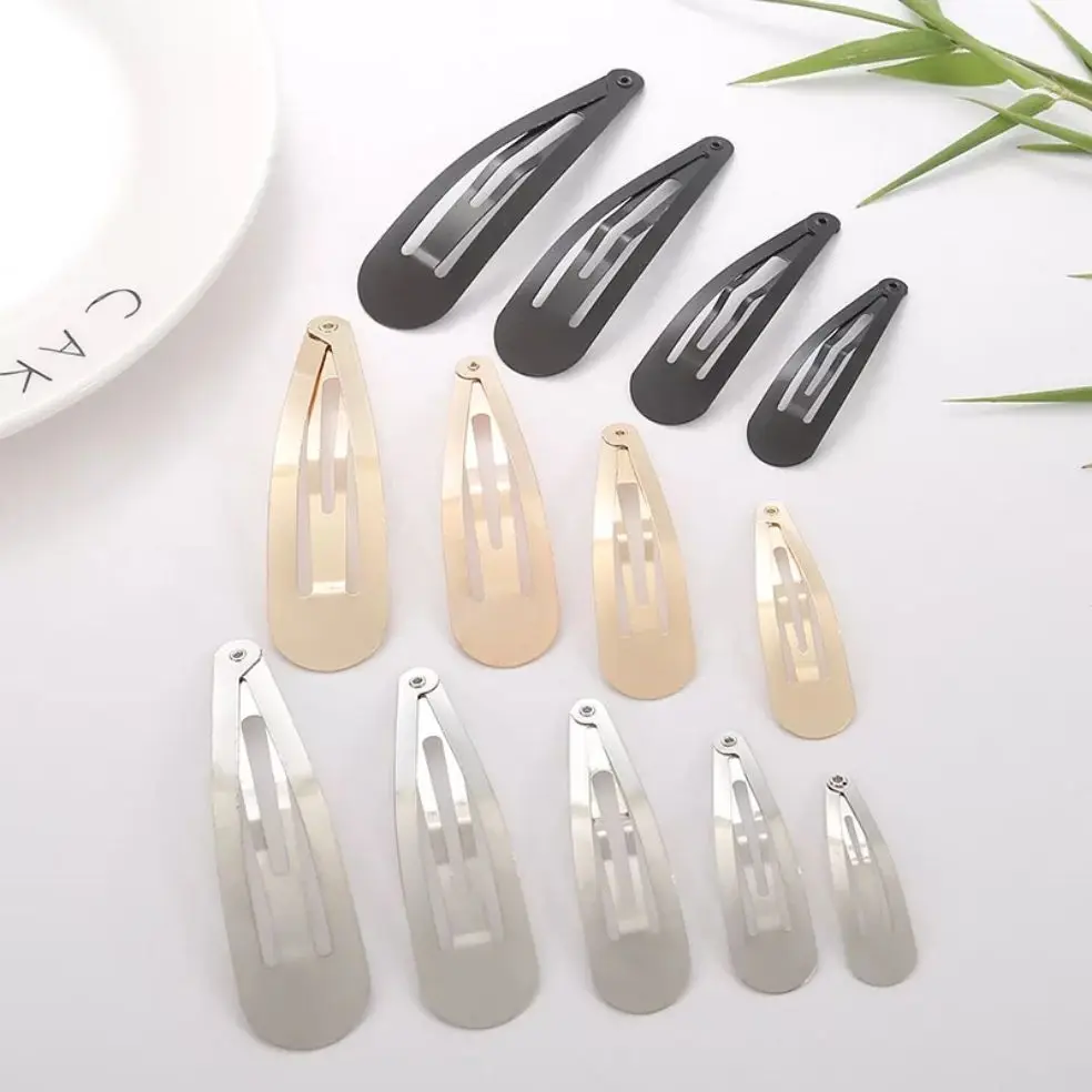 20pcs Simple Metal Hair Clips Gold BB Clip Diy Handmade Girls Headdress Accessories Barette Cheveux Hairpins pinzas para el pelo | Красота и
