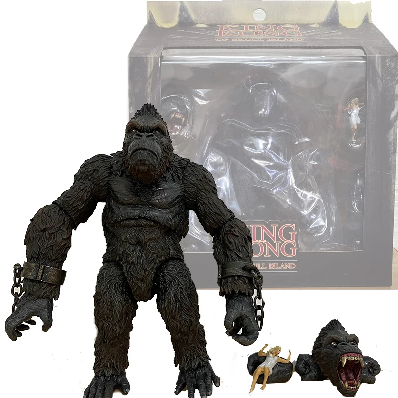 Экшн фигурка Кинг Конг Kingkong Коллекционная модель игрушка подарок 18 см 7