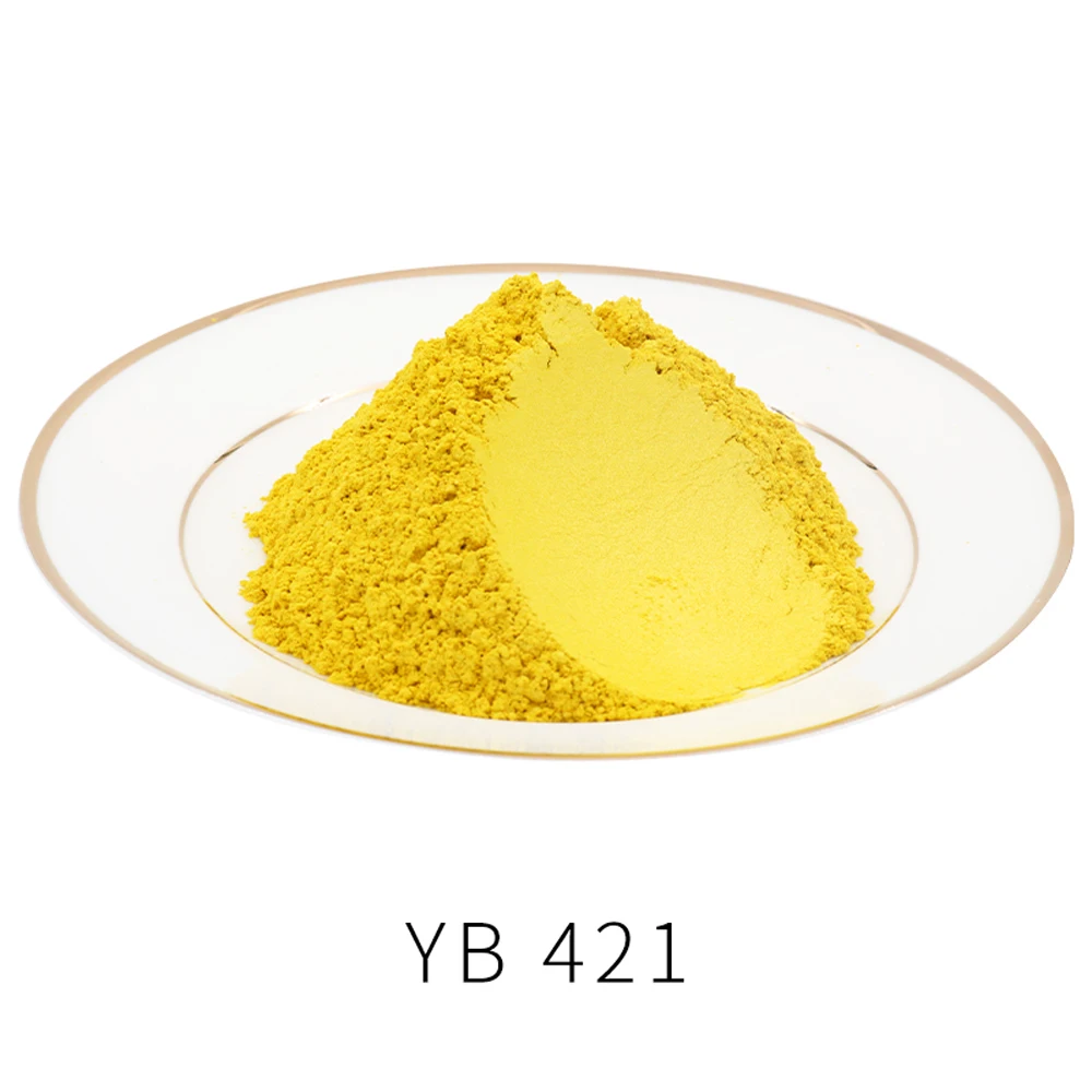 Желтая порошковая краска пигмент жемчужный порошок зеркальная пыль акриловая
