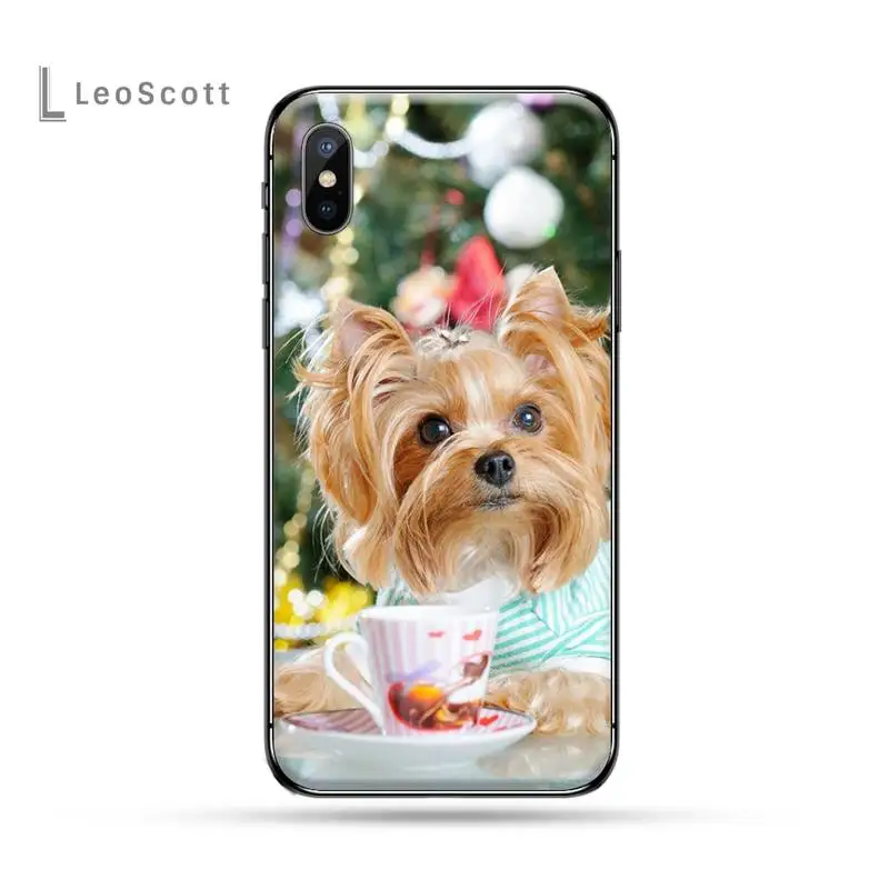 

yorkshire terrier dog cute cartoon animal Phone Case for iPhone 11 12 mini pro XS MAX 8 7 6 6S Plus X 5S SE 2020 XR