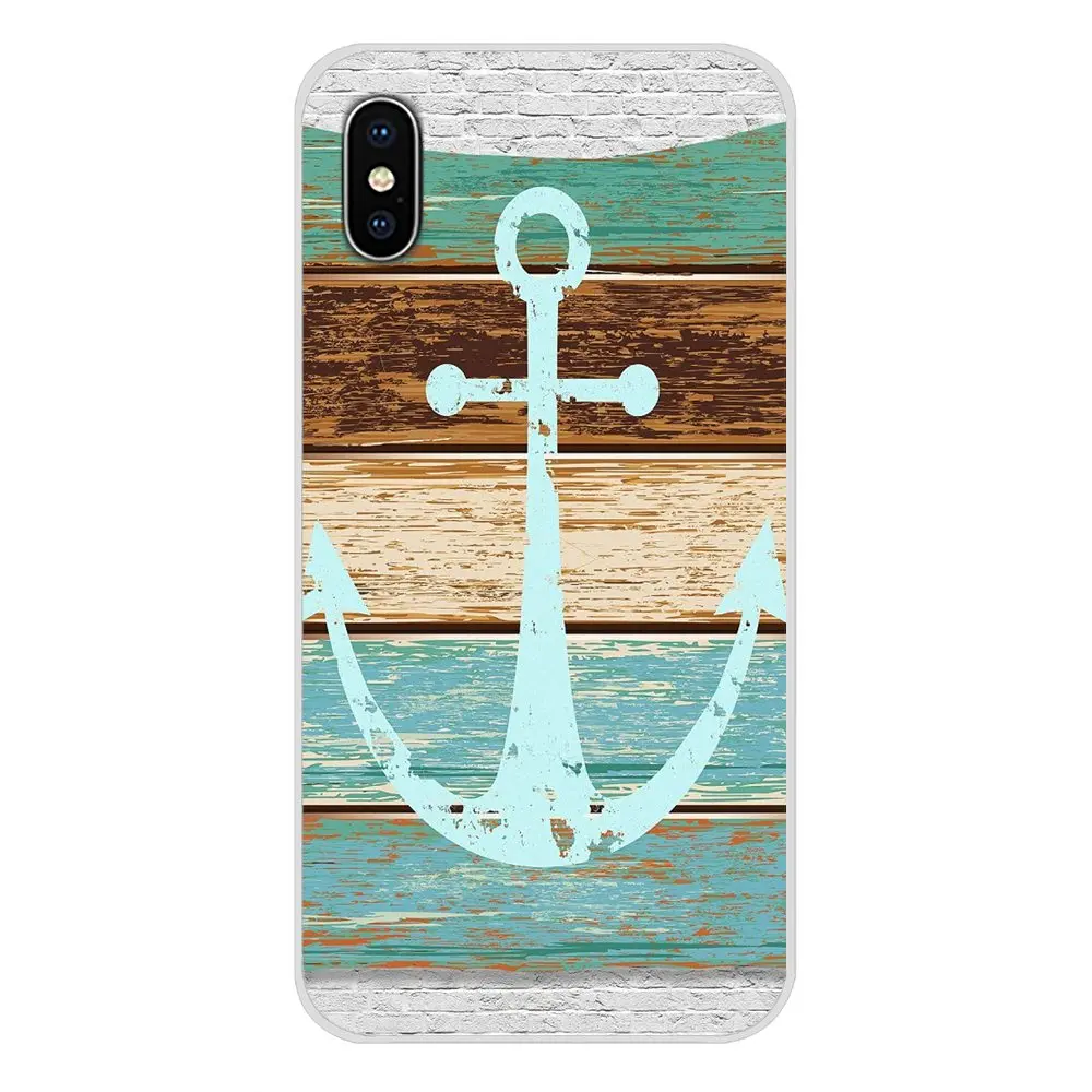 For Huawei Mate Honor 5X 6X 7 7A 7C 8 9 10 8C 8X 20 30 Lite Pro Gold Wood Grain Infinity Anchor Accessories Phone Cases Covers | Мобильные