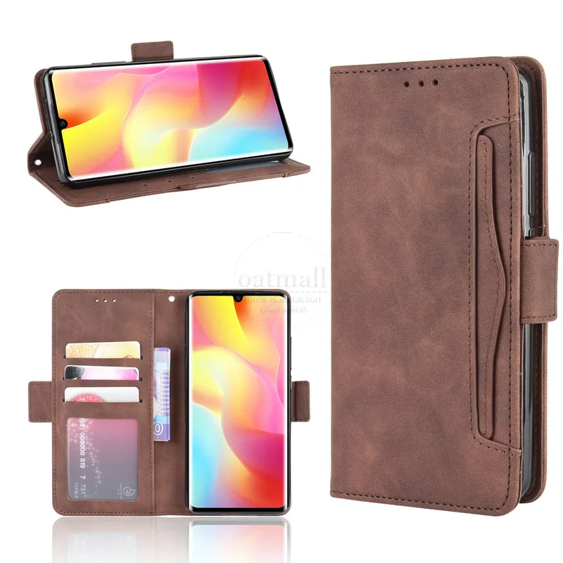 for xiaomi mi note 10 lite wallet case magnetic book flip cover for note 10 light card photo holder luxury leather phone fundas free global shipping
