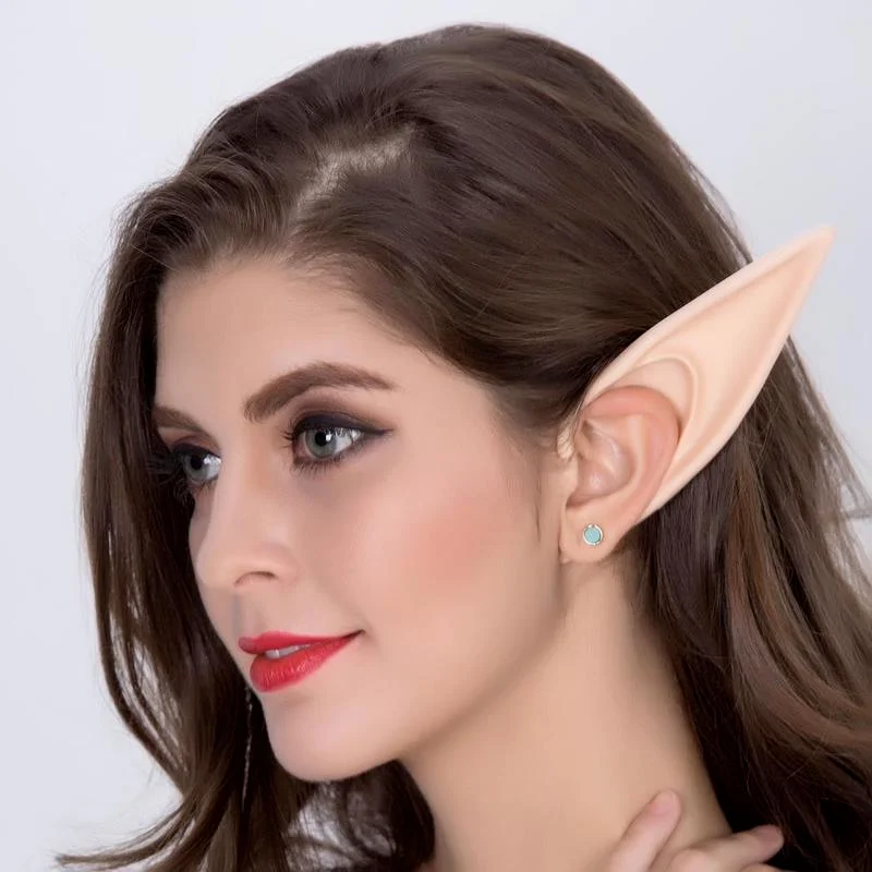 

Halloween Elven Elf Ears Harmless Anime Soft Props Fairy Angel Dress Up Cosplay Accessories Party Supplies Halloween Decoration