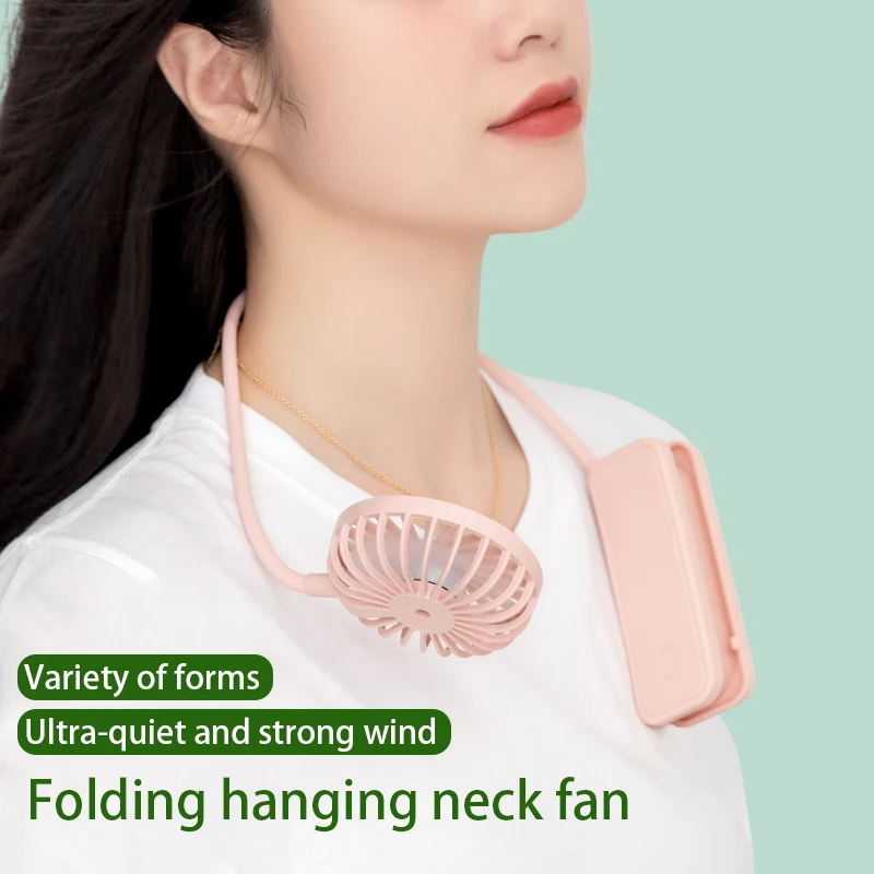 

Portable Folding Hanging Neck Fan Neck Fan Mini USB 5v Cooler Rechargeable Wireless Smart Hanging Neck Shape Changeable R7 260x