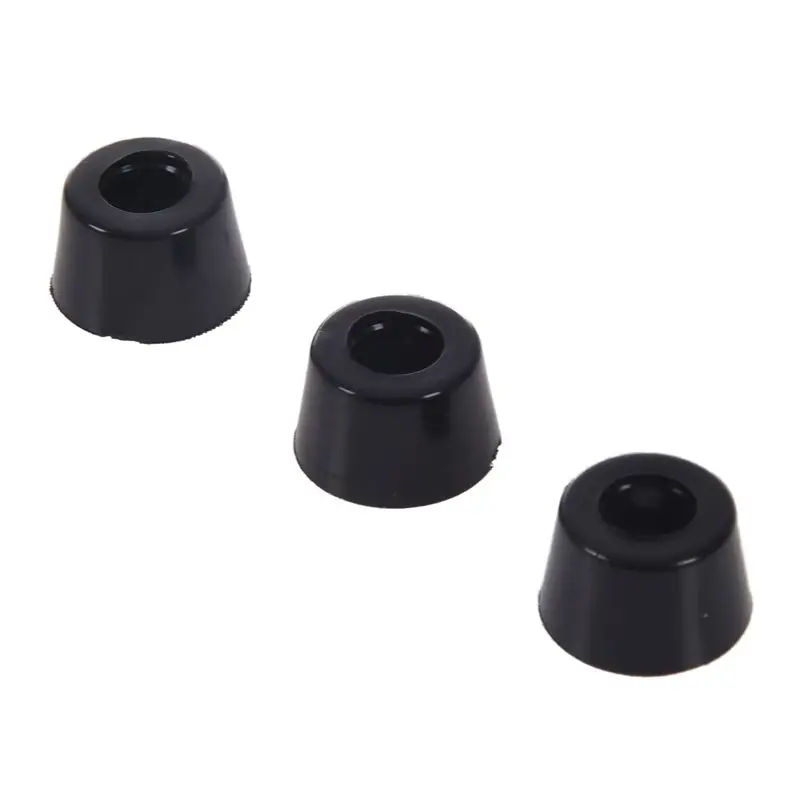 

60 Pcs Universal TapeRed Black Rubber Feet Bumper Pad Washer 15mmx10mm