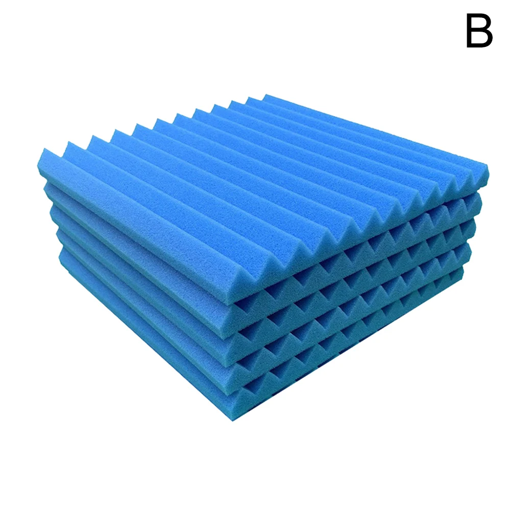 5 шт. акустическая пенопластовая панель звукоизоляция стоп-поглощение губка для