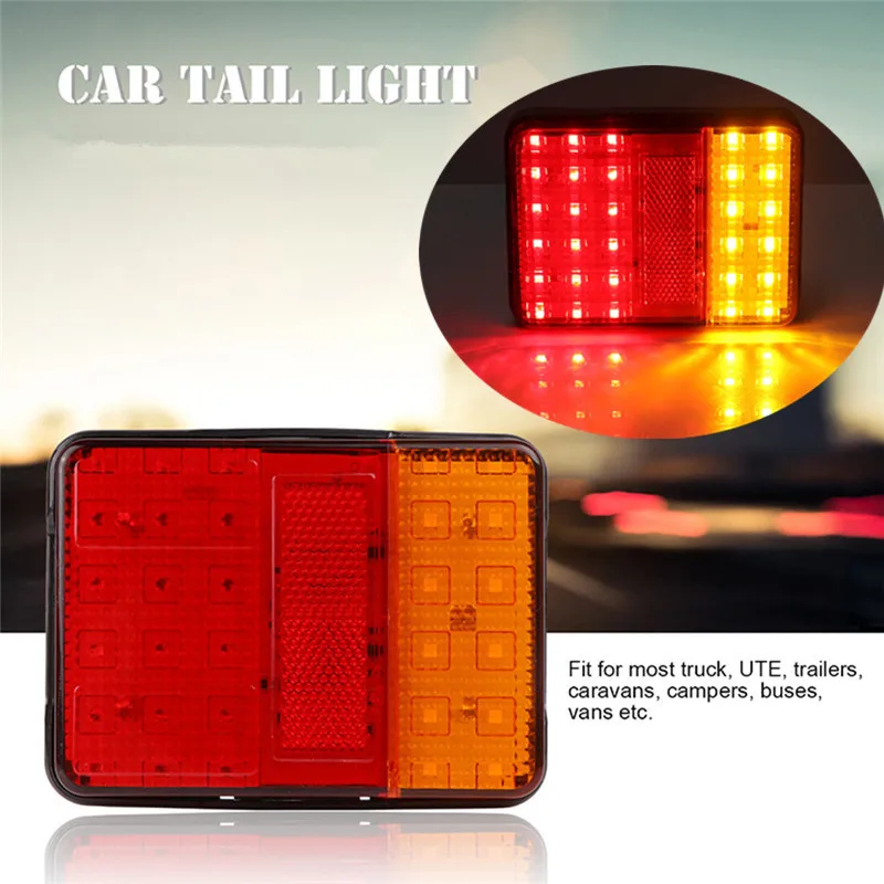 1 шт. 30 светодиодных фонарей для автофургона и прицепа задние
