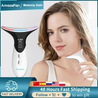 neck anti wrinkle face lifting beauty device led photon therapy skin care ems tighten massager reduce double chin wrinkleremoval