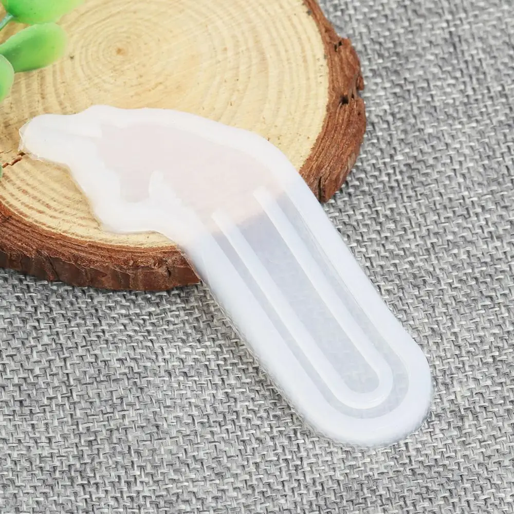 Силиконовая форма из смолы для изготовления ювелирных изделий Закладка белая