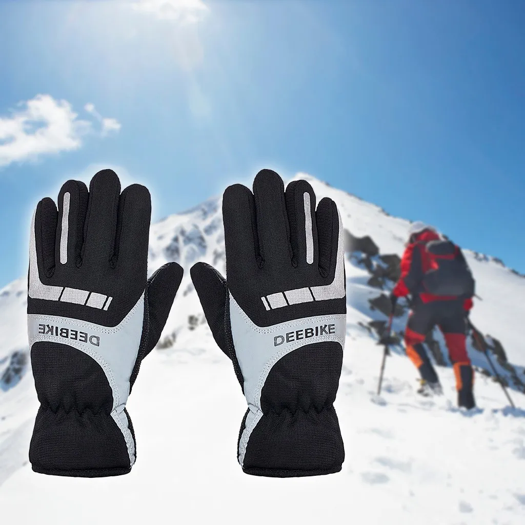 Мужские зимние теплые перчатки с USB электрические термоперчатки уличные