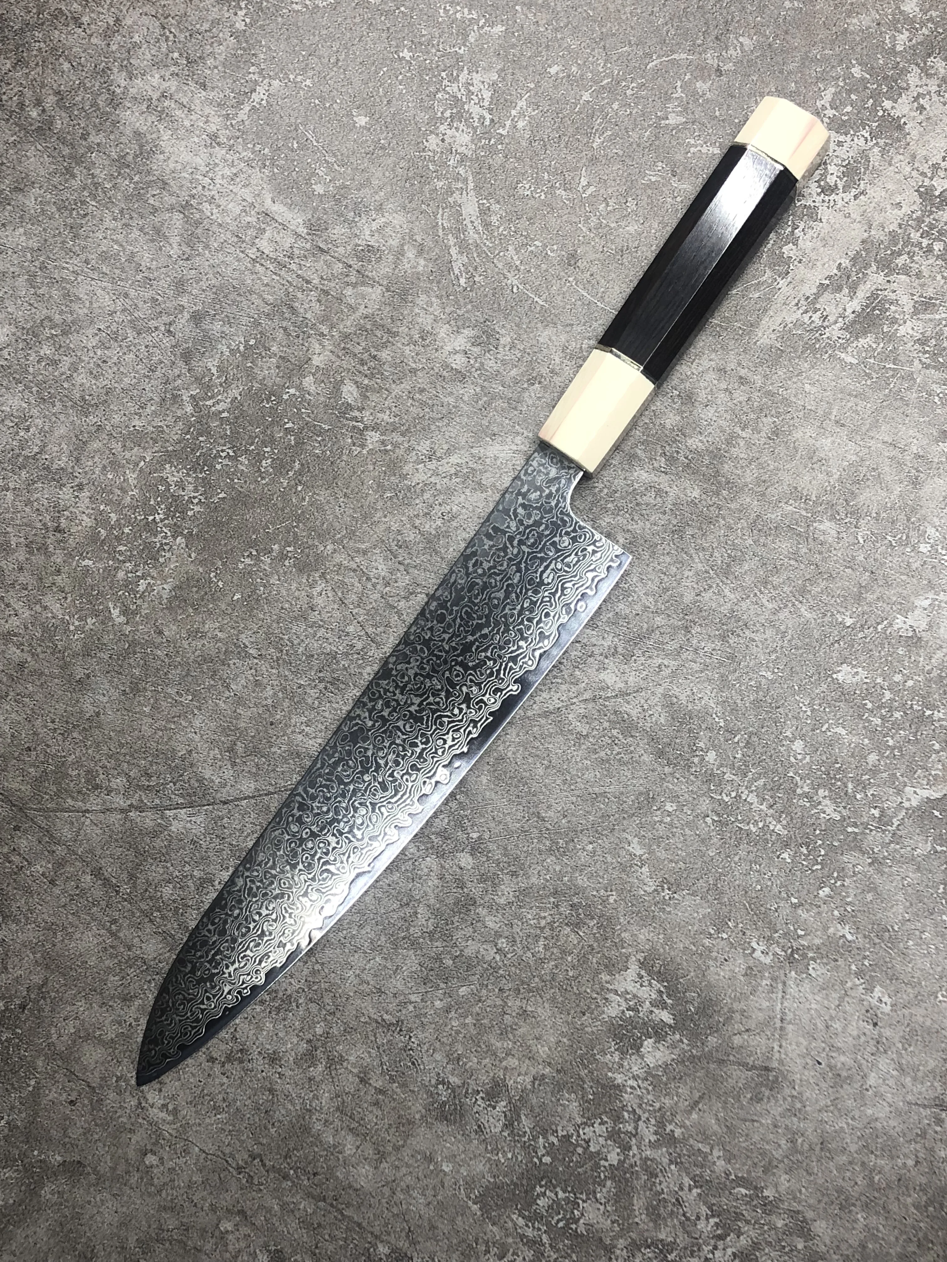 Дамасская сталь VG10 нож шеф-повара Gyuto инструмент для приготовления пищи meet Тесак японские кухонные ножи Набор черное дерево ручка острые