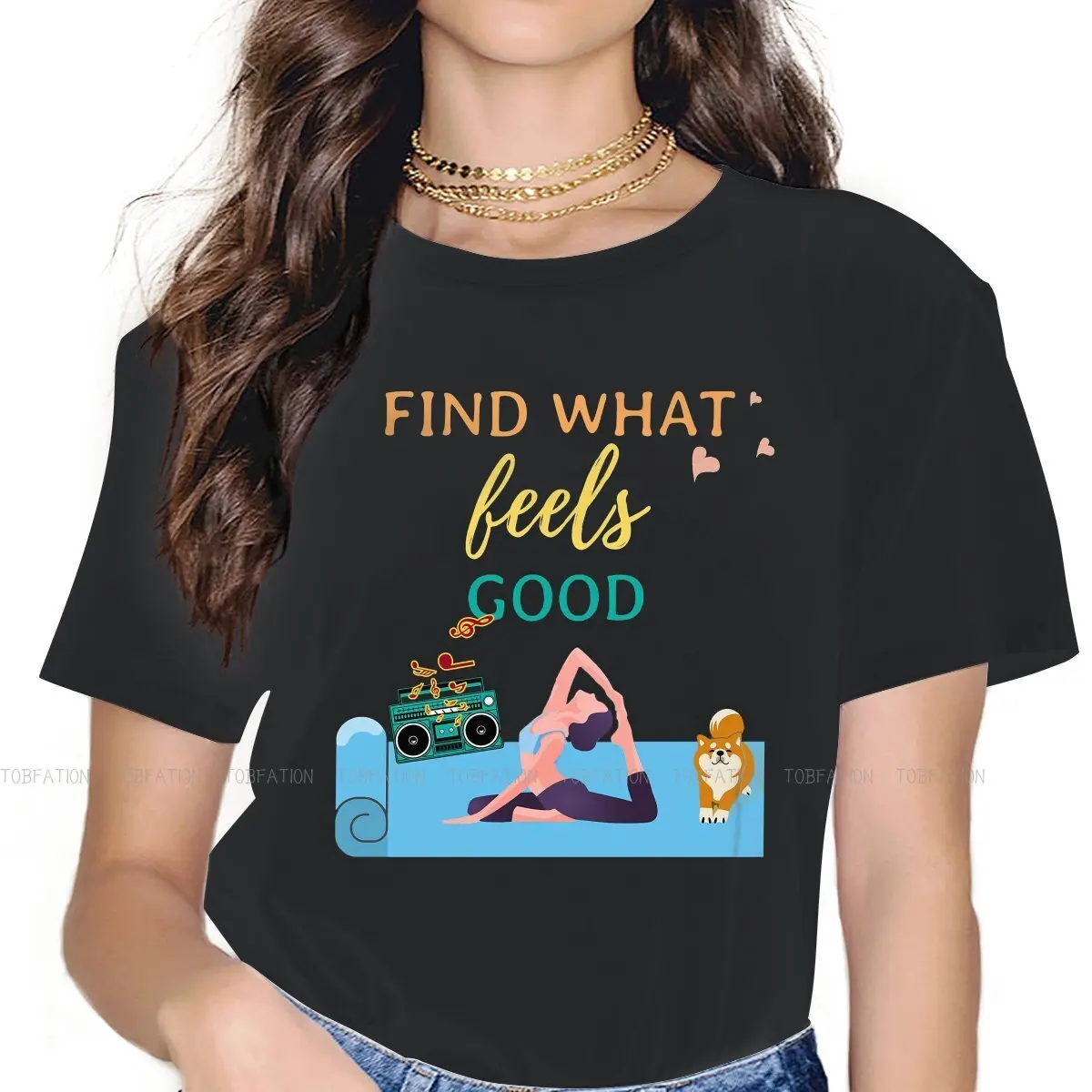 

Хорошая футболка для женщин, другие топы для йоги, модная женская футболка, хлопковая летняя футболка большого размера