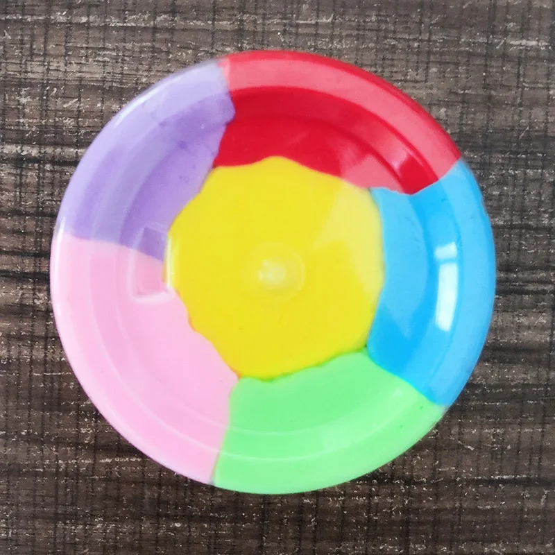 Флаффи слайм радужного цвета 60 мл/100 мл полимерный пластилин снятие стресса