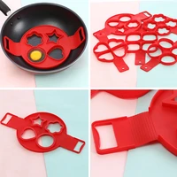 a variety of silicone four hole omelette mold love plum blossom omelette timer household kitchen gadgets cooking gadgets