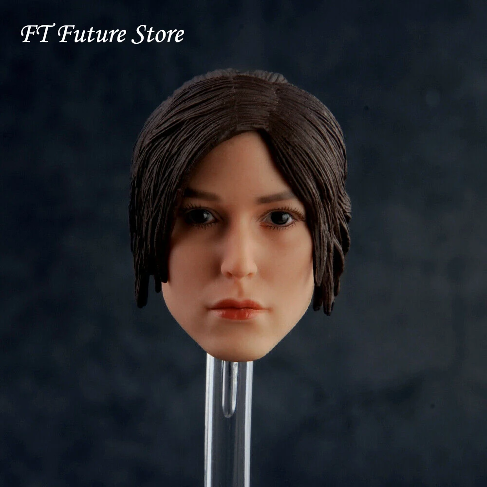 

Collectible In Stock 1/6 Scale Female Head Sculpt Jill Head Craved with Hard Hair Model for 12‘’ Action Figure Body Accessory