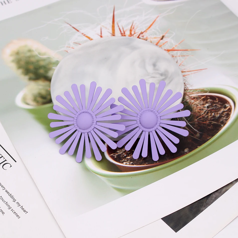 Женские серьги-гвоздики с цветами 6 цветов | Украшения и аксессуары