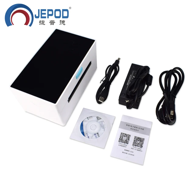 JEPOD JP-9220 High Speed Desktop Thermal Printer USB Bluetooth Label Maker Sticker Shipping Label Barcode Printer 5