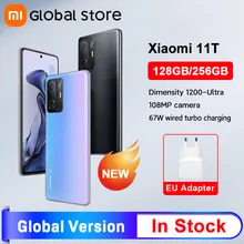Global Version Xiaomi 11T Smartphone 128GB/256GB MediaTek Dimensity 1200-Ultra Octa Core 108MP Camera 5000mAh NFC 67W Charging