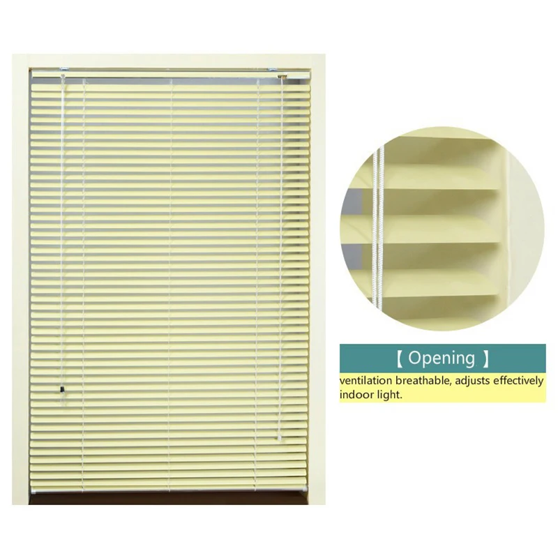 Моторизованные алюминиевые венецианские жалюзи 25 мм с пульсометром открытые