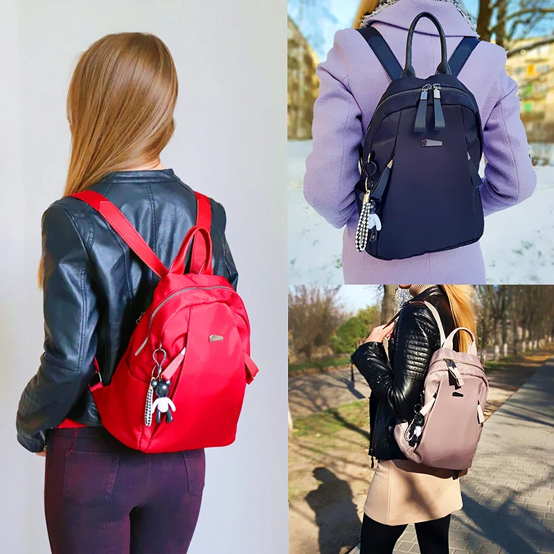 new fashion cool bear women backpack hight quality casual oxford backpacks female larger capacity backpack travel bag for women free global shipping