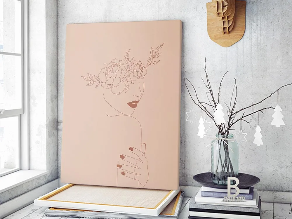 Художественный принт с цветами для женщин | Настенное искусство цветком и