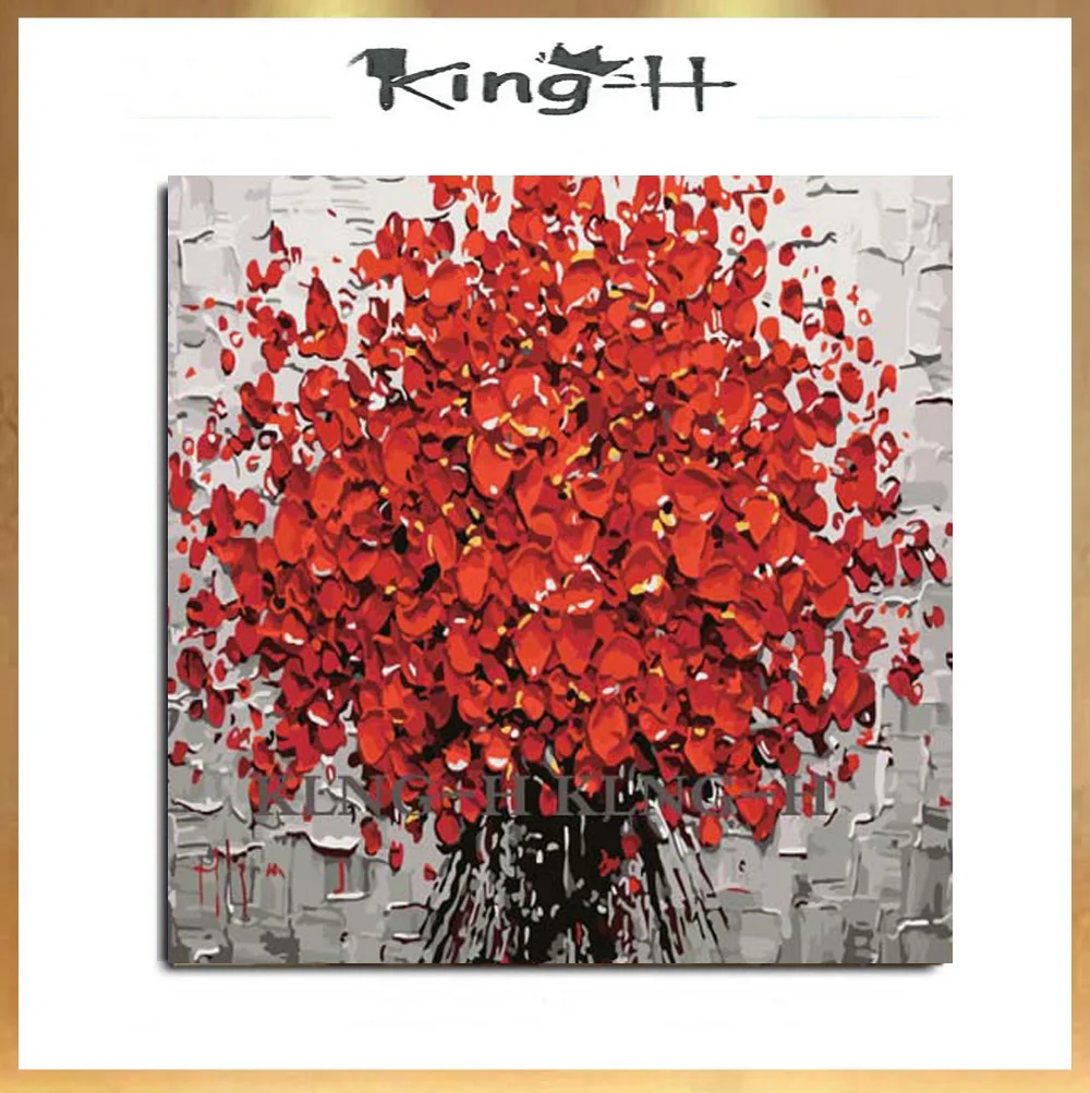 

Бесплатная доставка, 100% ручная картина маслом в виде цветка лилии, ножа, абстрактная картина маслом, Настенная декоративная домашняя живопи...