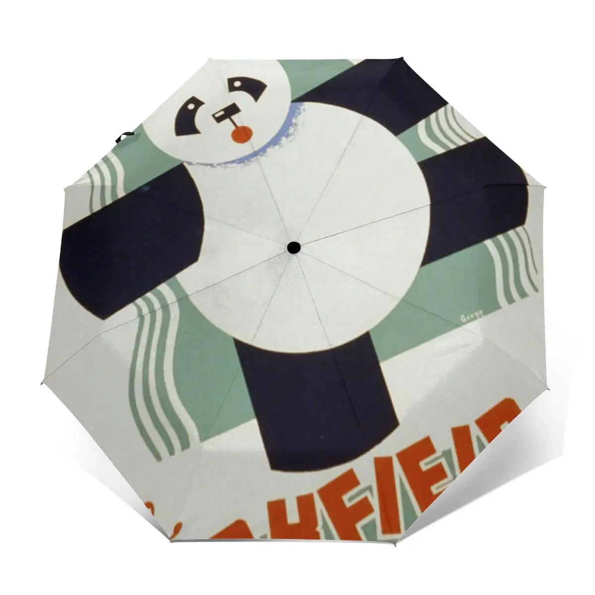 

Panda Umbrella Windproof Automatic Umbrella Cheap Art Portable Outdoor Umbrella