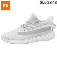 xiaomi mijia men sneakers sports running shoes autumn breathable mesh light comfortable male sneakers flying weav tennis shoes