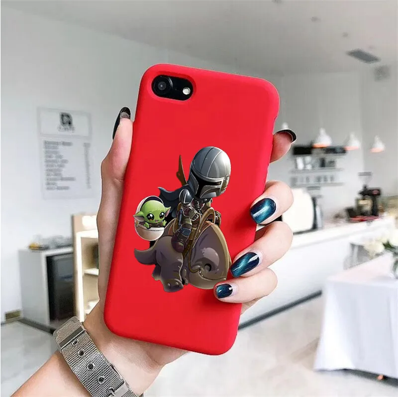 Милый ТВ мандалорский ребенок йода чехол для телефона для iPhone X 7 Plus чехол силиконовый чехол для iPhone 11 pro 6S 8 6 Plus XS Max чехол - Цвет: DHSR-23733