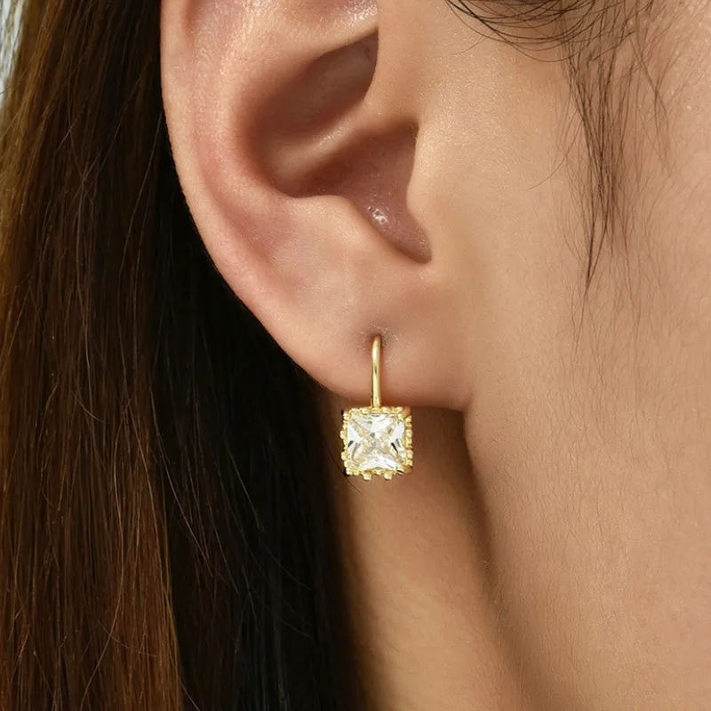 

Creative Fashion Square Dangle Earrings for Women Jewelry Personality Gift