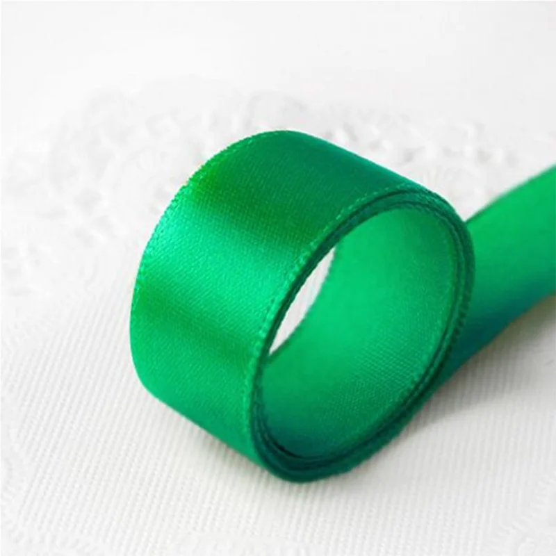

25 yards/volume Halloween decorations green orange satin ribbon biscuit cake gift box packaging DIY decor 1cm wide ribbon