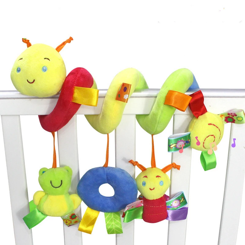 

Soft Pram Pram Toys Spiral Baby Toys Comfort Stuffed Doll Bell Ringer Pram Toys Hanging Bed Bell Baby Bed Bell Toys Gifts