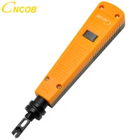 cncob punch down impact tool kit with 110 blade type for ethernet keystone jack network wire cable repair