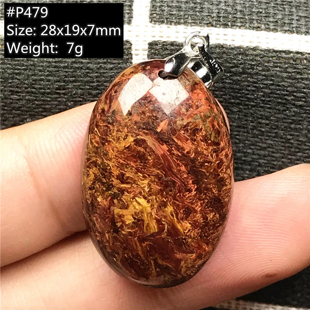 Подвеска из натурального пьестерсита для женщин и мужчин Ювелирное Украшение с