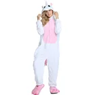 Пижама-комбинезон в виде животного, фланелевый комбинезон для взрослых, женщин и мужчин, костюмы для косплея