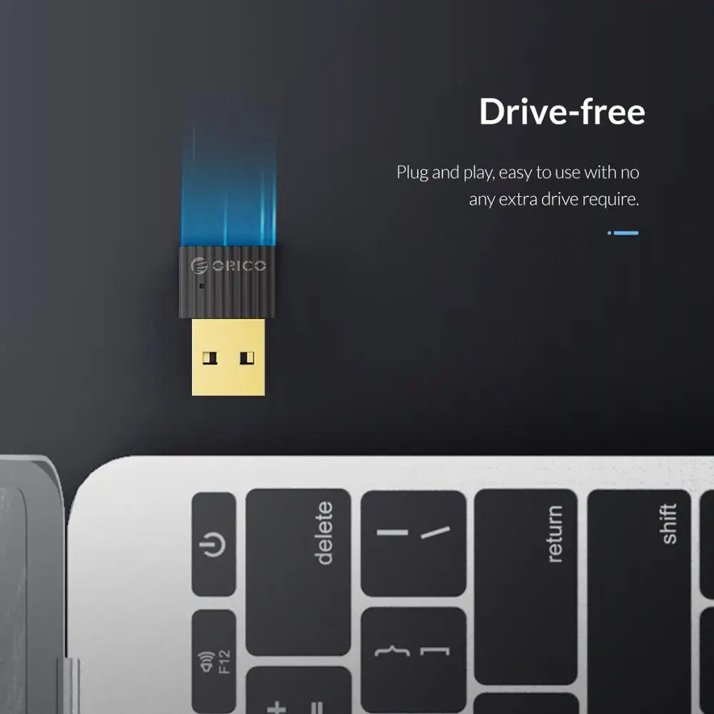 ORICO Mini USB Bluetooth 4 2 EDR беспроводной GHz передатчик Aux аудио адаптер с подвесной цепью