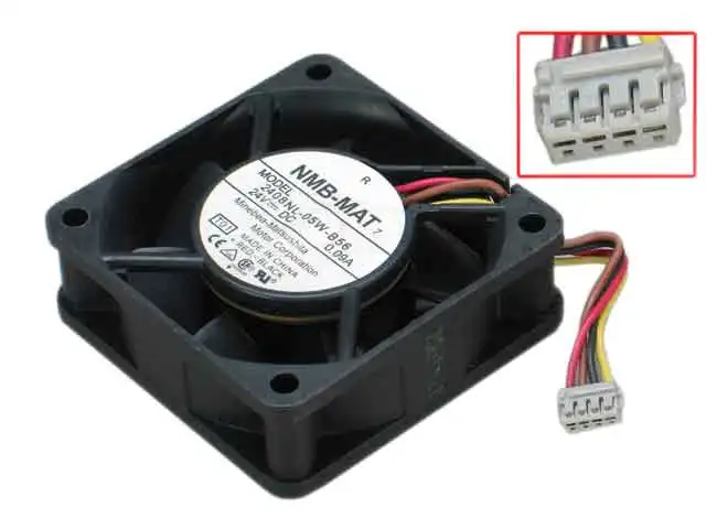NMB MAT 2408NL 05W B56 T01 DC 24V 0.09A 60x60x20 мм Сервер вентилятор охлаждения|square fan|server fandc 24v fan |