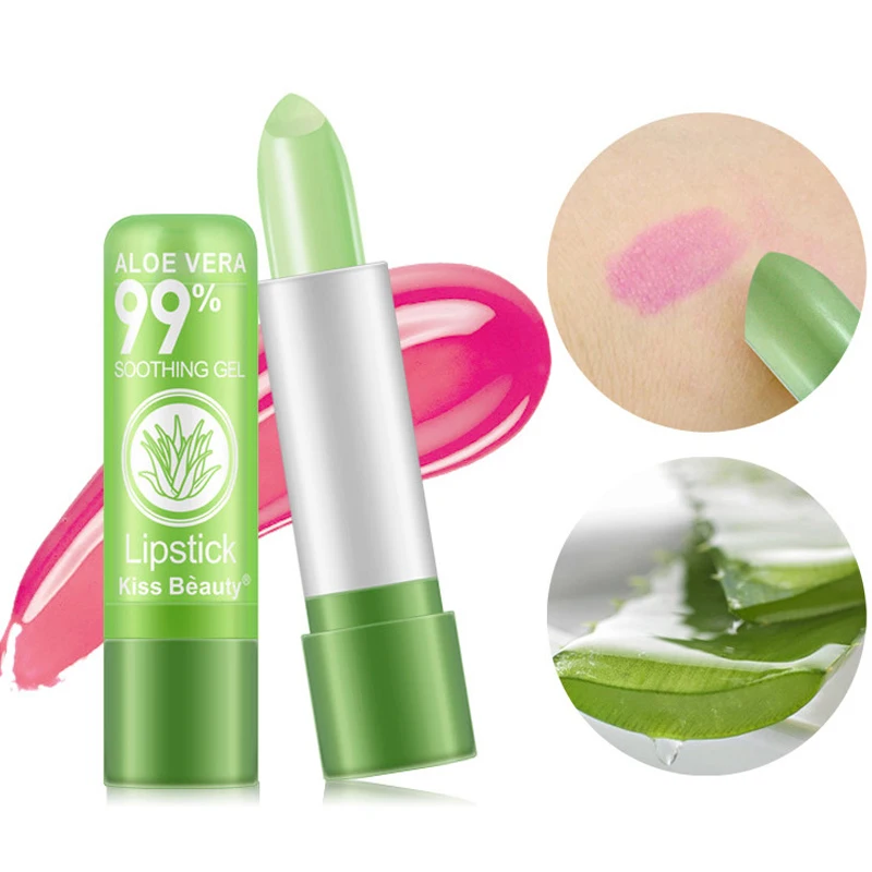 1 шт. увлажняющий бальзам для губ стойкая Натуральная губная помада с алоэ вера