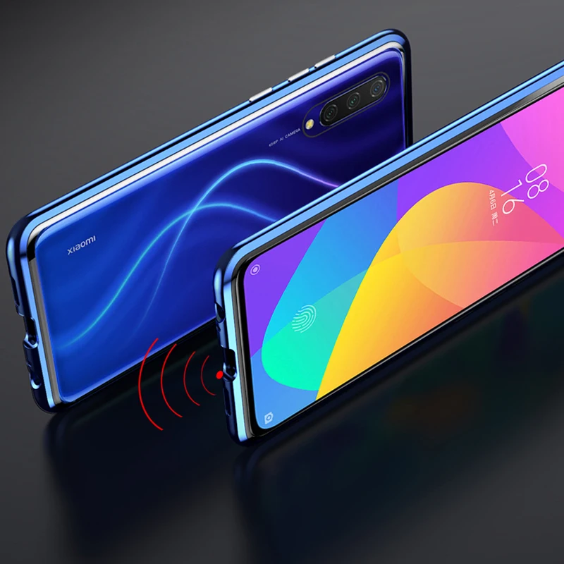 Металлический двусторонний чехол с магнитной адсорбцией для Xiao mi Red mi K20 Note 7 8 Pro 8 8A чехол для Xiaomi mi 9 Se 9T CC9 CC9E F1