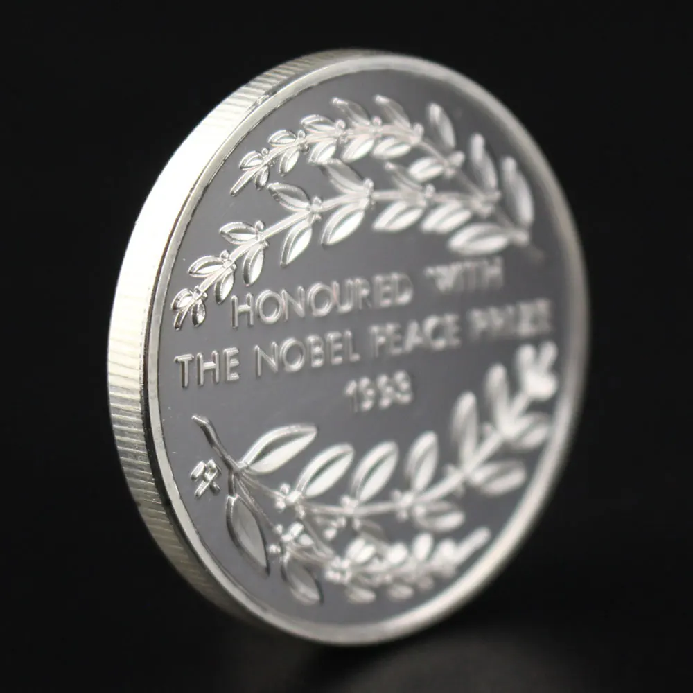 

Mandela Collectible Silver Plated Souvenir Coin Along Walk To Freedom Collection Creative Gift Commemorative Coin