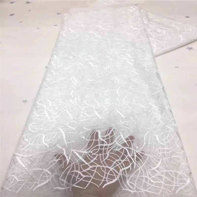 

2021 red Embroidery French Sequin Swiss Net High Quality Nigerian green African Tulle Mesh Latest Nigerian Lace Fabrics