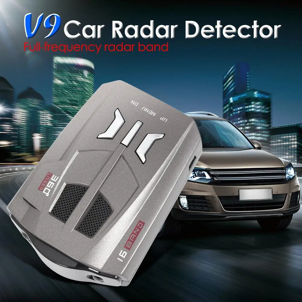 V9 автомобильный радар-детектор английский русский Авто Голосовое