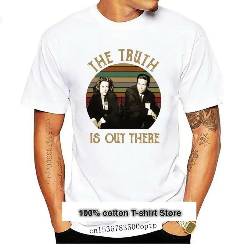 

Nuevo el Expediente X, la verdad es que hay Vintage de los hombres negro T camisa de algodón S 4Xl 011853